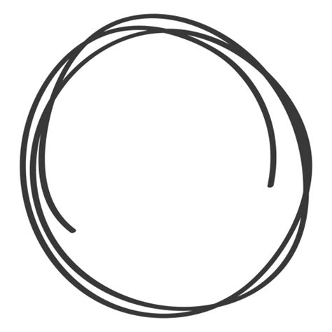 Hand Drawn Circle Doodle Png And Svg Design For T Shirts