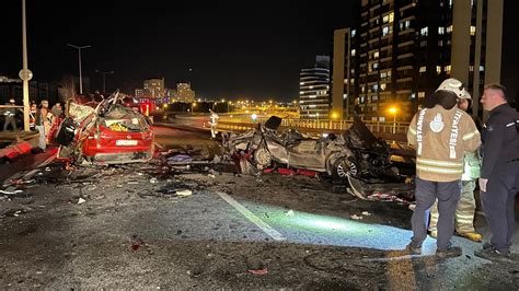 İstanbul Başakşehirde feci kaza 4 kişi hayatını kaybetti Son Dakika