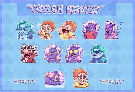 Draw Cute Custom Twitch Emotes Discord Stickers By Elion2105 Fiverr