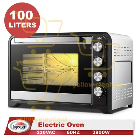 Kyowa Electric Oven 2800w Large Capacity 100l Rotisserie Function