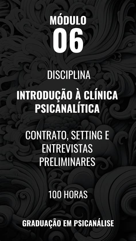 Graduação Em Psicanálise Ibrapsi Instituto Brasileiro De Psicanálise