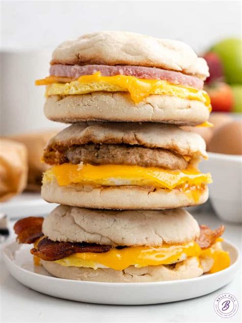 Freezer Breakfast Sandwiches Belly Full