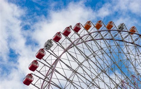 Tempozan Giant Ferris Wheel V Stock Photo Image Of Metal Park