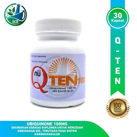 Jual QTEN 100 Q TEN 100 Isi 30 Kapsul Suplemen Jantung Dan