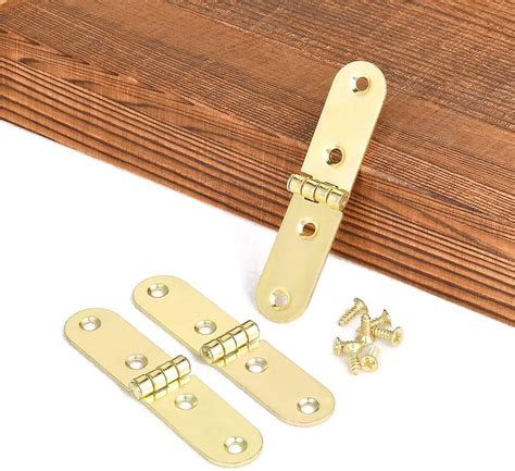 Ycsj 20 Pieces Gold Brass Jewelry Box Hardware Hinges For Wooden Box