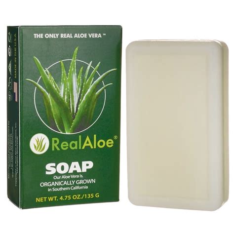 Real Aloe Aloe Vera Bar Soap 475 Oz