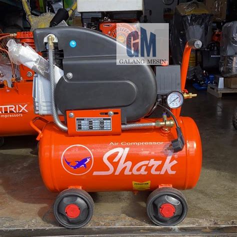 Jual Kompresor Angin Mini Portable Shark 3 4 HP MZ 07 25 Air Compressor