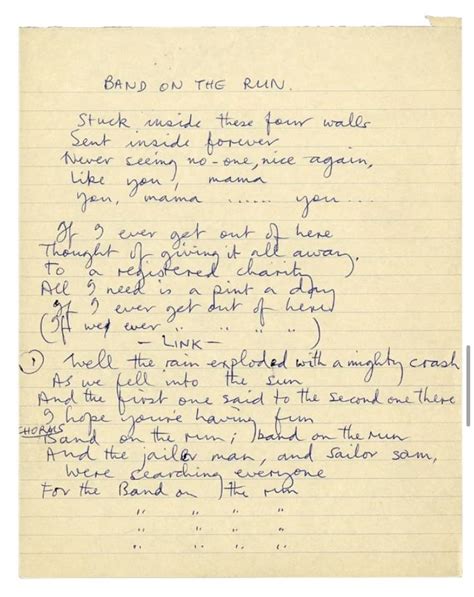 Paul McCartney & Wings – Band on the Run Lyrics | Genius Lyrics