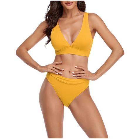 Oavqhlg B Bikini Sets For Women Summer Trendy Causal Bikini Set