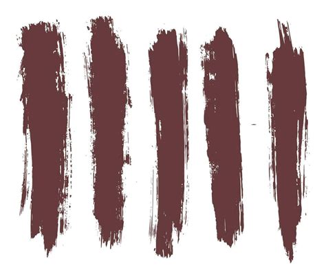 Set Of Grungy Vector Brush Stroke 31693369 Vector Art At Vecteezy