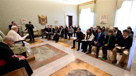 Audiencia del Papa Francisco con su Red Mundial de Oración Popes