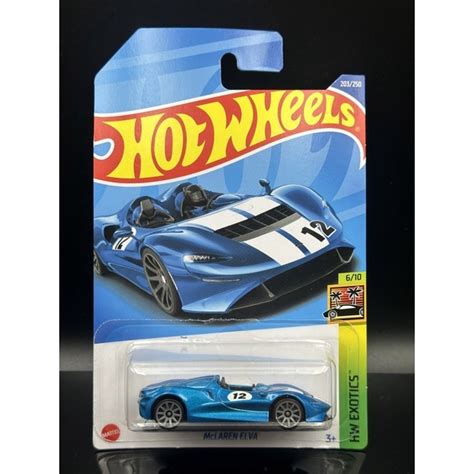 78車庫 現貨 1 64 Hot Wheels 風火輪 麥拉倫 McLAREN Elva 藍色 蝦皮購物