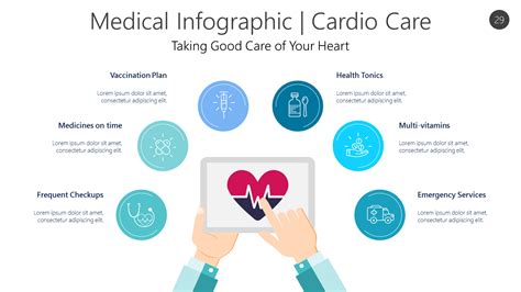 Free Download Medical Infographic Powerpoint Template In PowerPoint