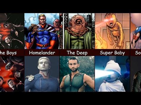 The Boys | Movies vs Comics | Comparison - YouTube
