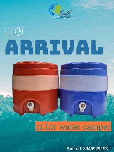 Shalimar Blue Plastic Water Camper Cold Time Hours Capacity