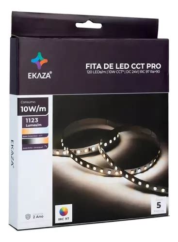 Kit Fita Led Branco Quente E Frio 5m Dimerizável MercadoLivre