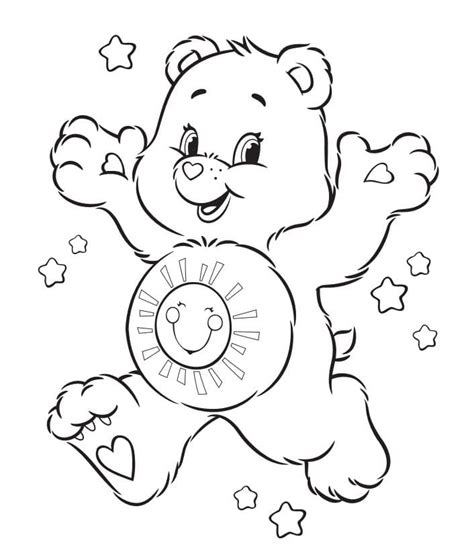 Grumpy Care Bears Coloring Pages