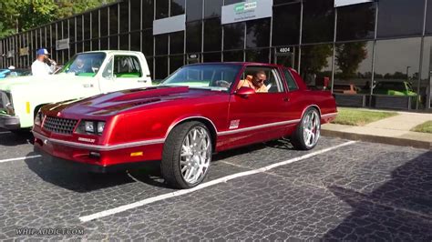 Whipaddict Kandy Red Monte Carlo Ss On 24s With Grey Stripe And Grey Custom Interior Youtube