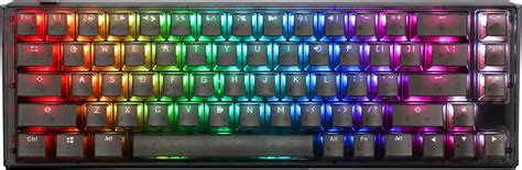 Ducky One Aura Rgb Hot Swappable Mechanical Keyboard Double Shot Pbt Keycaps Cherry Mx Red