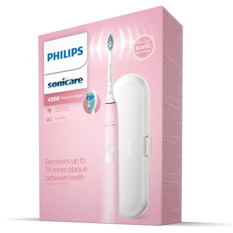 Köp Philips Sonicare 4300 series med resefodral Rosa - på MEDS.se