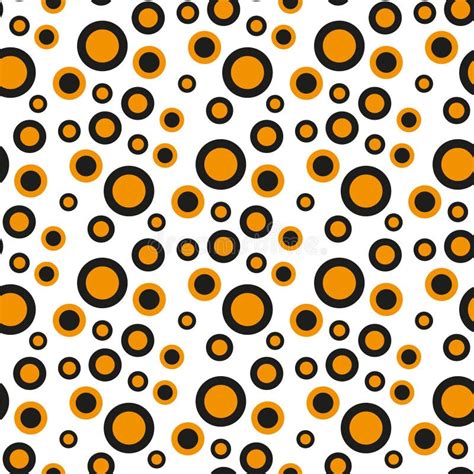 Seamless Circle Vector Pattern Modern Stylish Texture Repeating