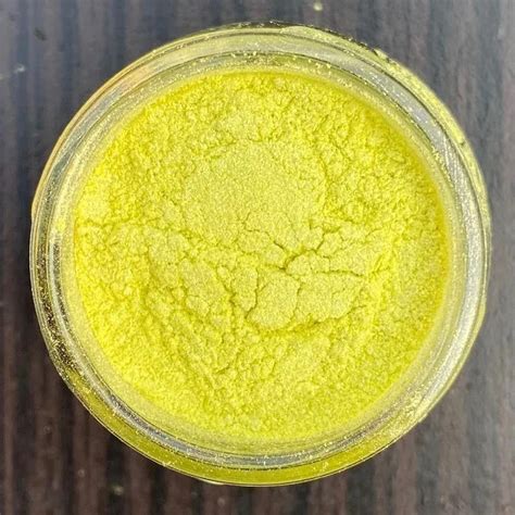 Pearl Lemon Yellow Pigment Powder For Resin Art Epoxy Art India