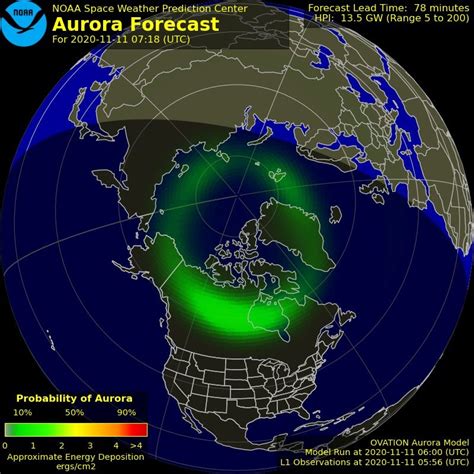 Aurora Borealis Forecast Map - AryaIsabelNoah