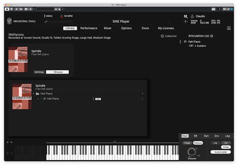 Orchestral Tools Sine Player Claudio Meloni Producer Compositore