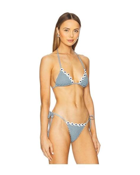 Frankie S Bikinis Nick Cotton Bikini Top In Orange Lyst