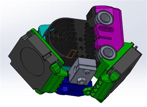 Prusa Mini Dual 4010 Part Cooling Fans Adapted From Annex K3 By