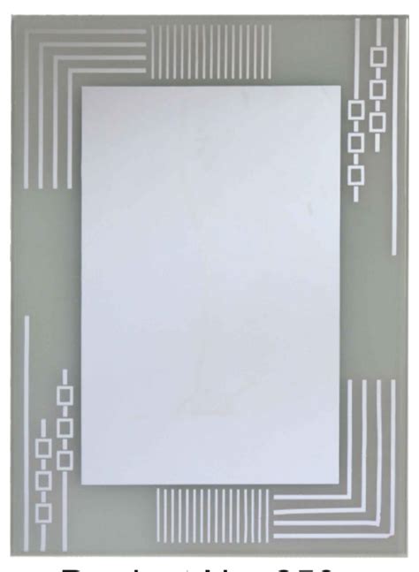 Frosted Etching Mirrors Etched Mirror Geometric Mirror Door Glass Design