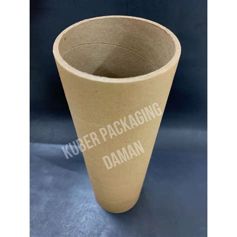 10 Inch Brown Paper Core Tube For Packaging Thickness 6 Mm At Rs 45