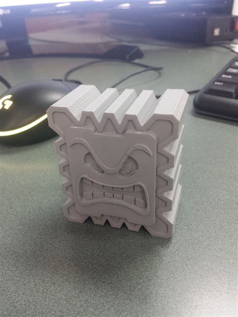 Thwomp from Mario by Zachary Goode | Download free STL model | Printables.com