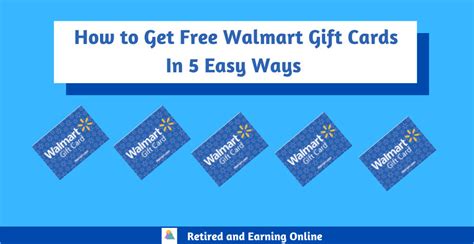 How to Get Free Walmart Gift Cards in 5 Easy Ways