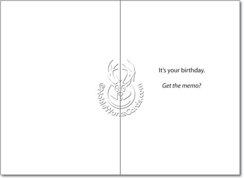Casual Sex Day Naughty Birthday Greeting Card Ephemera
