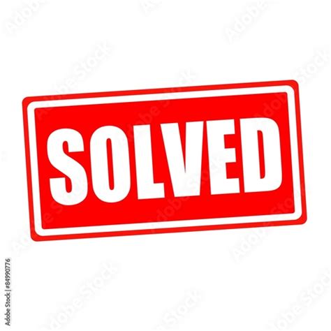 Solved White Stamp Text On Red Backgroud Stock Photo And Royalty Free