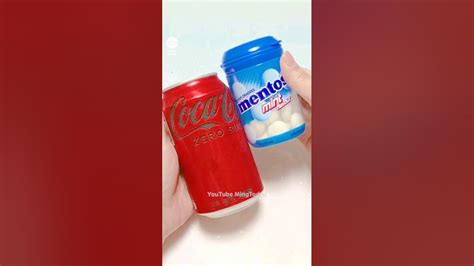 🥤코카콜라 ⚪멘토스 테이프풍선 만들기 💥 How To Make Nano Tape Balloon With Coca Cola