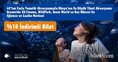 Antalya Aquarium Ticket Aquarium Tickets Bilet