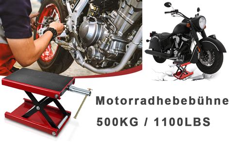 Motorradheber Motorradhebebühne bis 500 kg 1100Lbs Montagebock