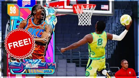 SUPER EASY FREE GALAXY OPAL JALEN WILLIAMS JDUB IS ELITE IN NBA 2K24