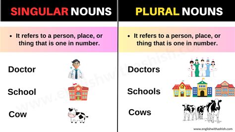 Singular And Plural Nouns Definition Rules To Change Tips