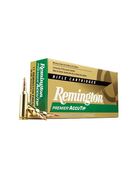 Munición Metálica Remington Premier Accutip V 243 Win 75 Grains