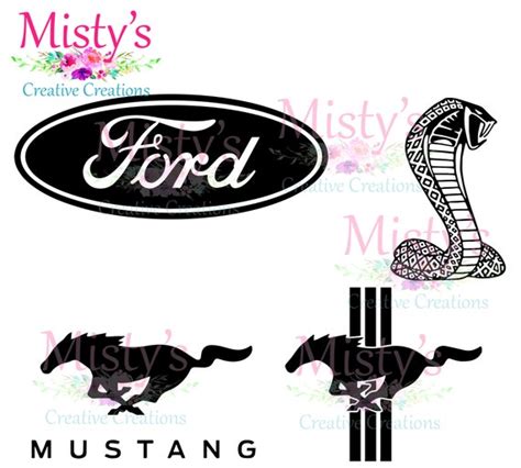 Ford Svg Ford Mustang Instant Download Cobra Etsy