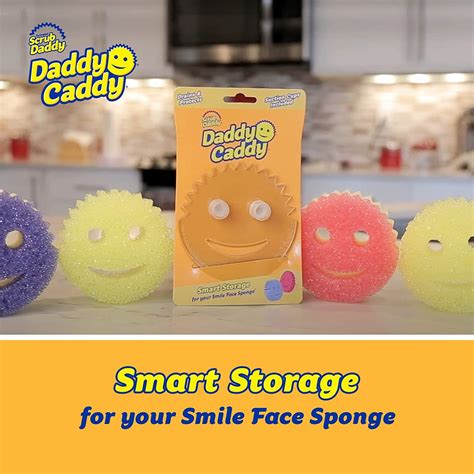 Scrub Daddy Sponge Holder Non Slip Daddy Caddy For Smiley Face Sponge