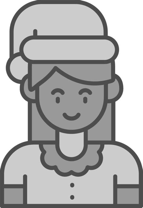 Girl Line Filled Greyscale Icon 41698483 Vector Art At Vecteezy