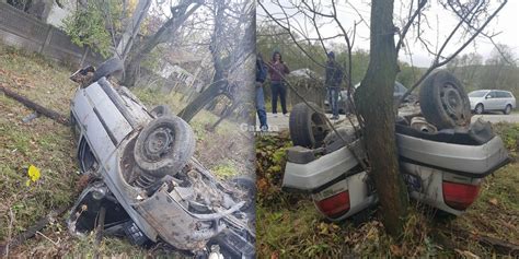 FOTO ACCIDENT CUMPLIT la ZĂTRENI Trei victime transportate la Craiova