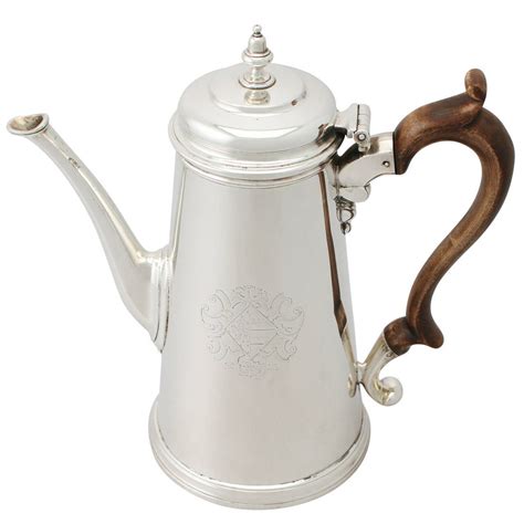 Sterling Silver Coffee Pot Antique George Ii At 1stdibs