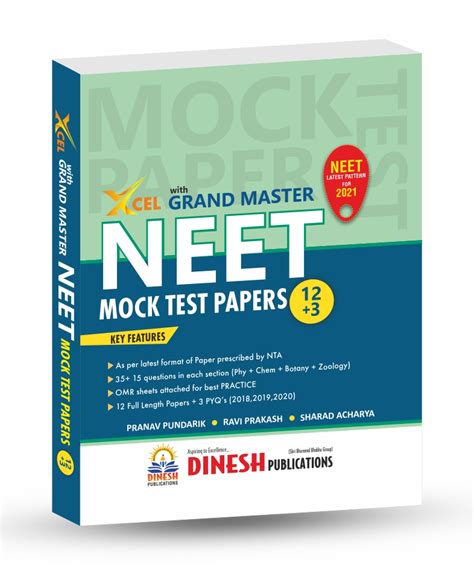 Xcel With Grandmaster Neet Mock Test Papers S Dinesh Publications