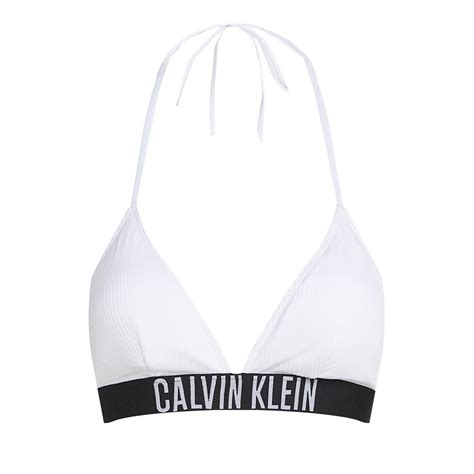 Calvin Klein Triangle Bikini Top Women Triangle Bikinis Flannels