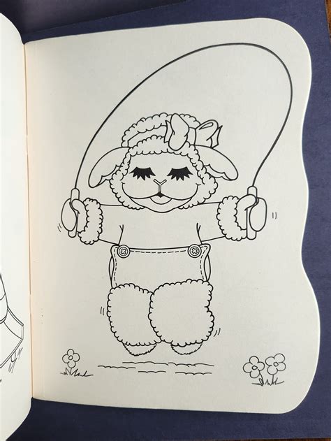 Baby Lamb Chop Friends Coloring Book Golden Books S Unused